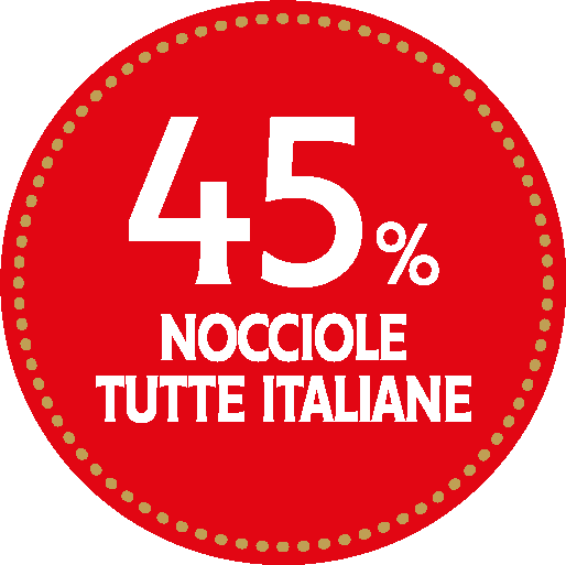 45% nocciole italiane