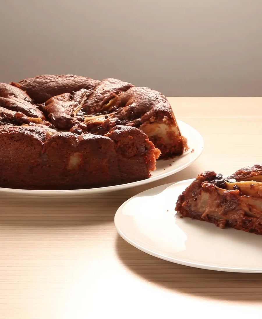 Torta di pere e cioccolato